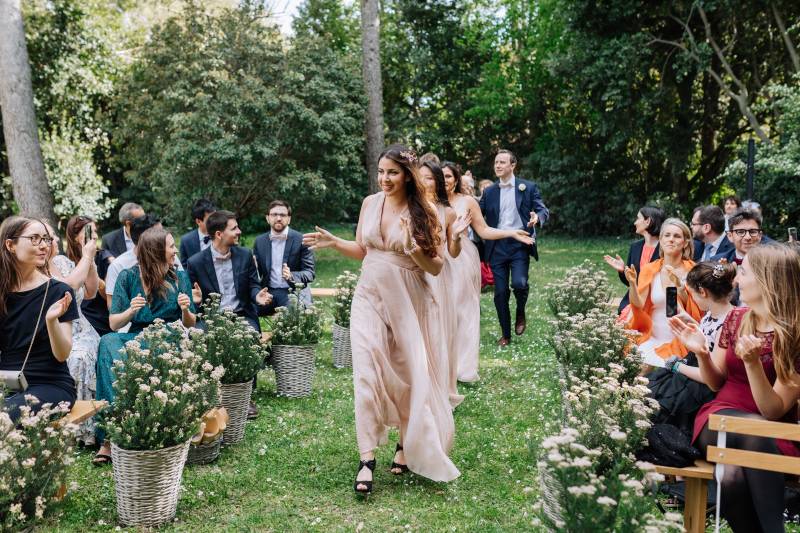 Comment organiser l'ordre du cortège d'entrée de mariage?