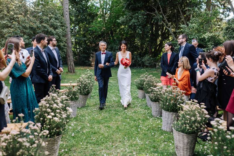 Comment organiser l'ordre du cortège d'entrée de mariage?