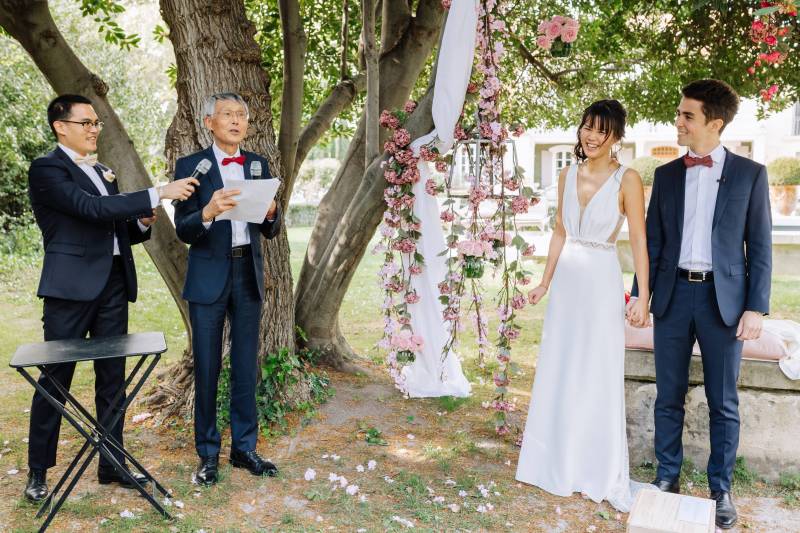 Un coaching d'officiant entre Dubaï et la Provence, pour la cérémonie laïque de J&D!