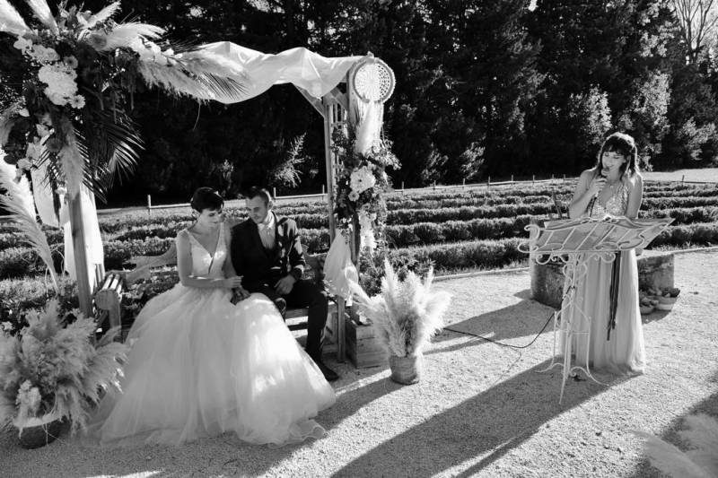 Celebrant for a unique bespoke wedding ceremony South of France