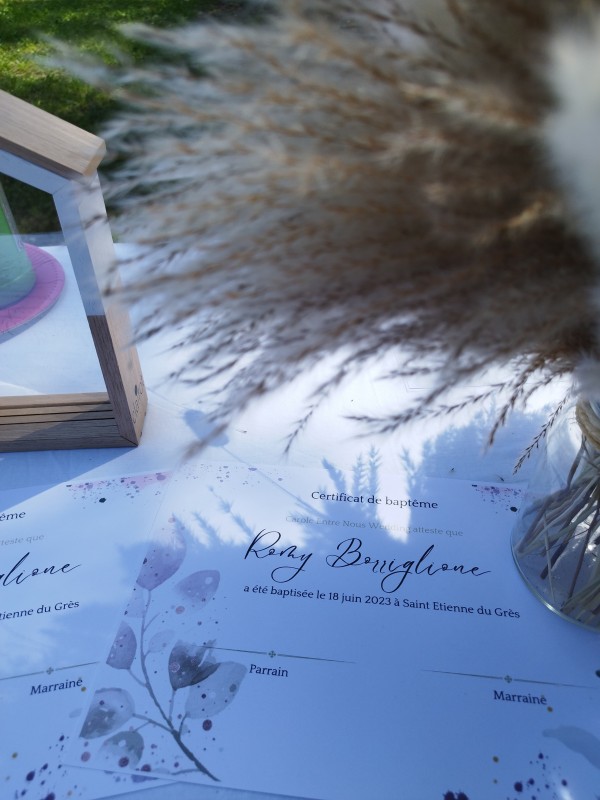 Cérémoniant pour parrainage sur Aix en Provence