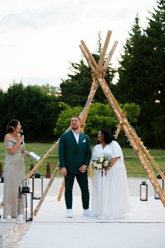 Cérémonie laïque de nuit près d'Avignon (84): un mariage d'exception!