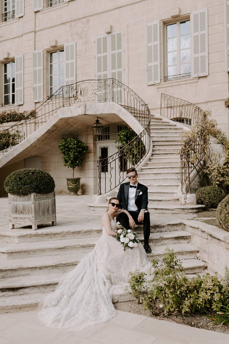 Organisation de mariage intime Château des Alpilles