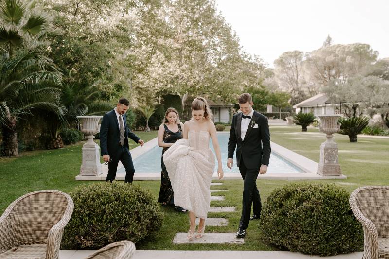 Cérémonie de mariage intime Château des Alpilles