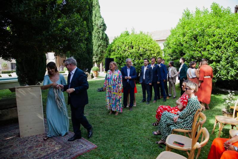 Cérémonie  de mariage laique vers Saint Rémy de Provence