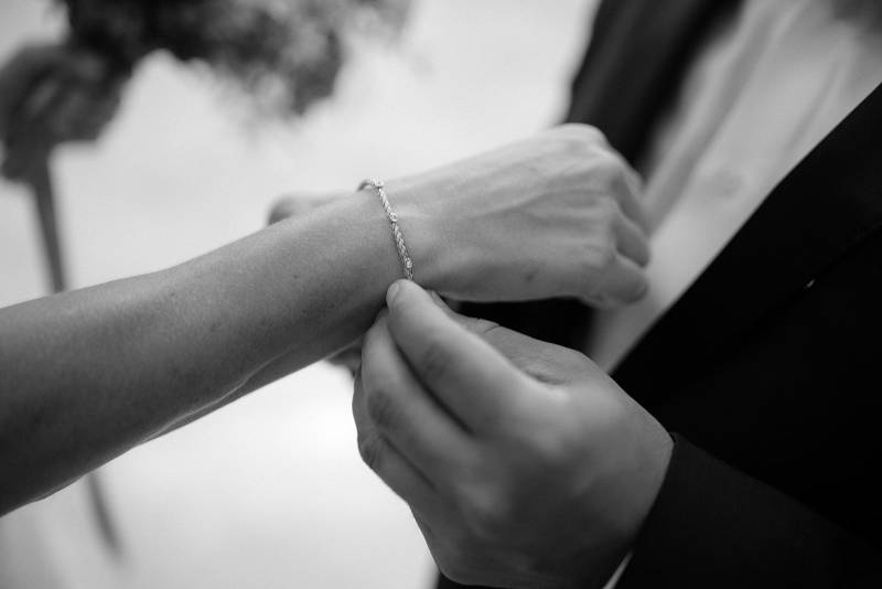 Vow renewal ceremony in Eze, French Riviera