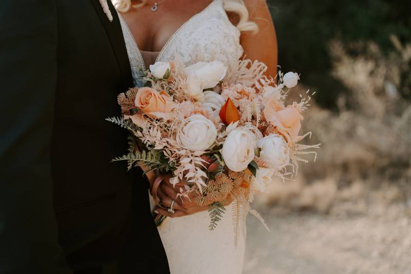 Vow renewal ceremony in Eze, French Riviera