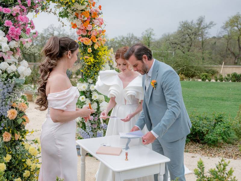 English speaking celebrant in Provence