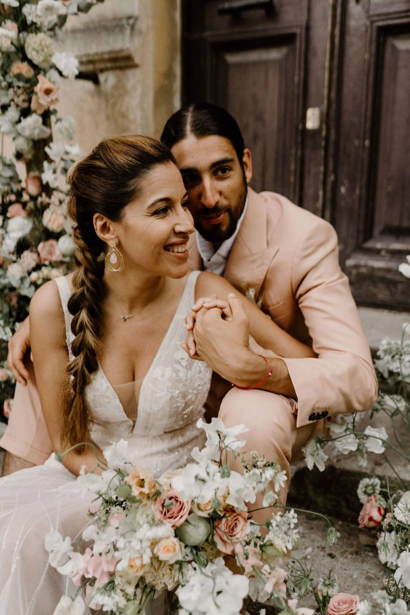 Cérémonie de renouvellement de voeux de mariage à Lançon de Provence (13) pour Laëtitia et Matthias sur le thème bohème