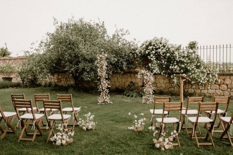 Cérémonie de renouvellement de voeux de mariage à Lançon de Provence (13) pour Laëtitia et Matthias sur le thème bohème