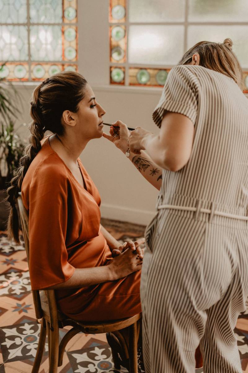 Cérémonie de renouvellement de voeux de mariage à Lançon de Provence (13) pour Laëtitia et Matthias sur le thème bohème