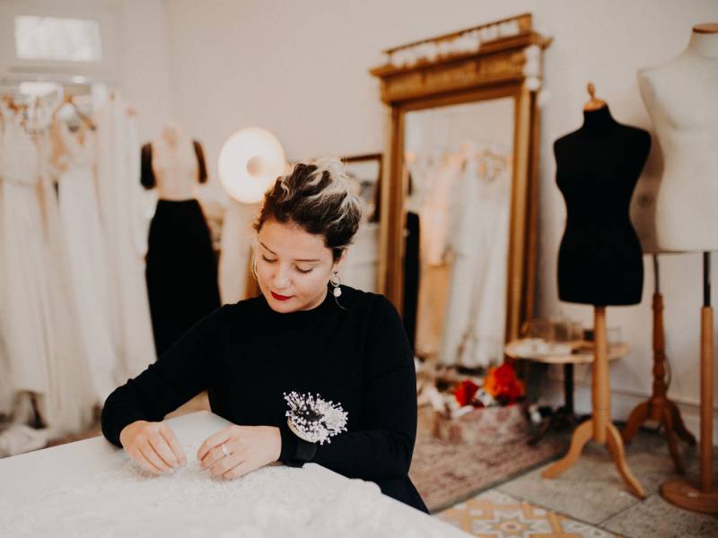 créatrice de robe de mariée bohème à Marseille
