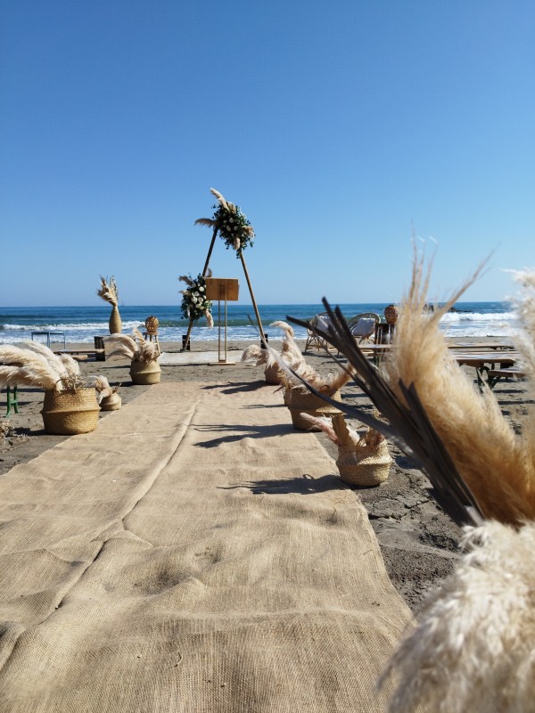 Coaching d'officiant pour une cérémonie laïque sur la plage près d'Arles en Camargue