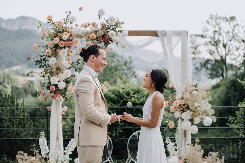 Coaching pour une cérémonie laïque près de Megève en Haute Savoie