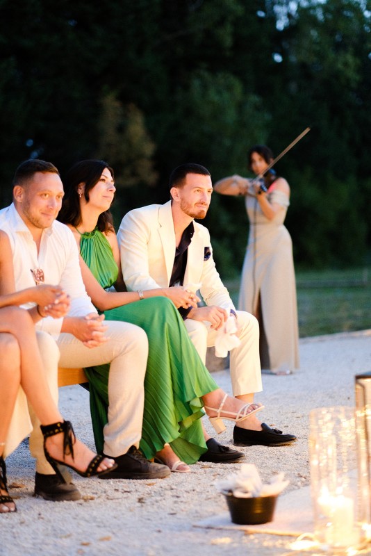 Cérémonie laïque de nuit près d'Avignon (84): un mariage d'exception!